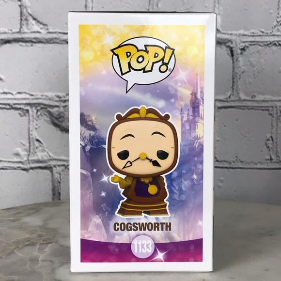 Funko Pop 1133 Disney Beauty And The Beast Cogsworth Clock Bubble Vinyl Figure - Picture 5 of 7